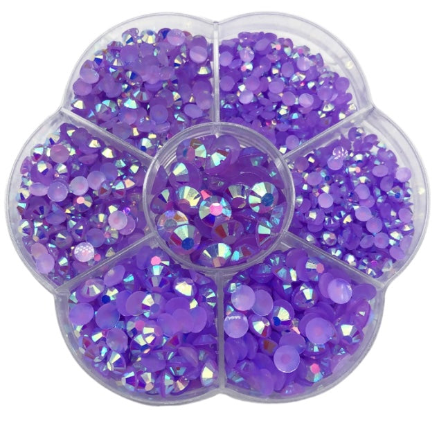 Amethyst Rhinestones Set