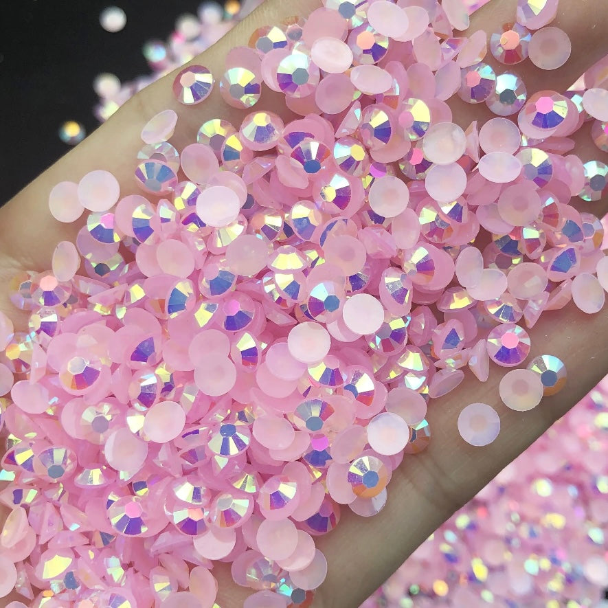 Light Rose Rhinestone Bag