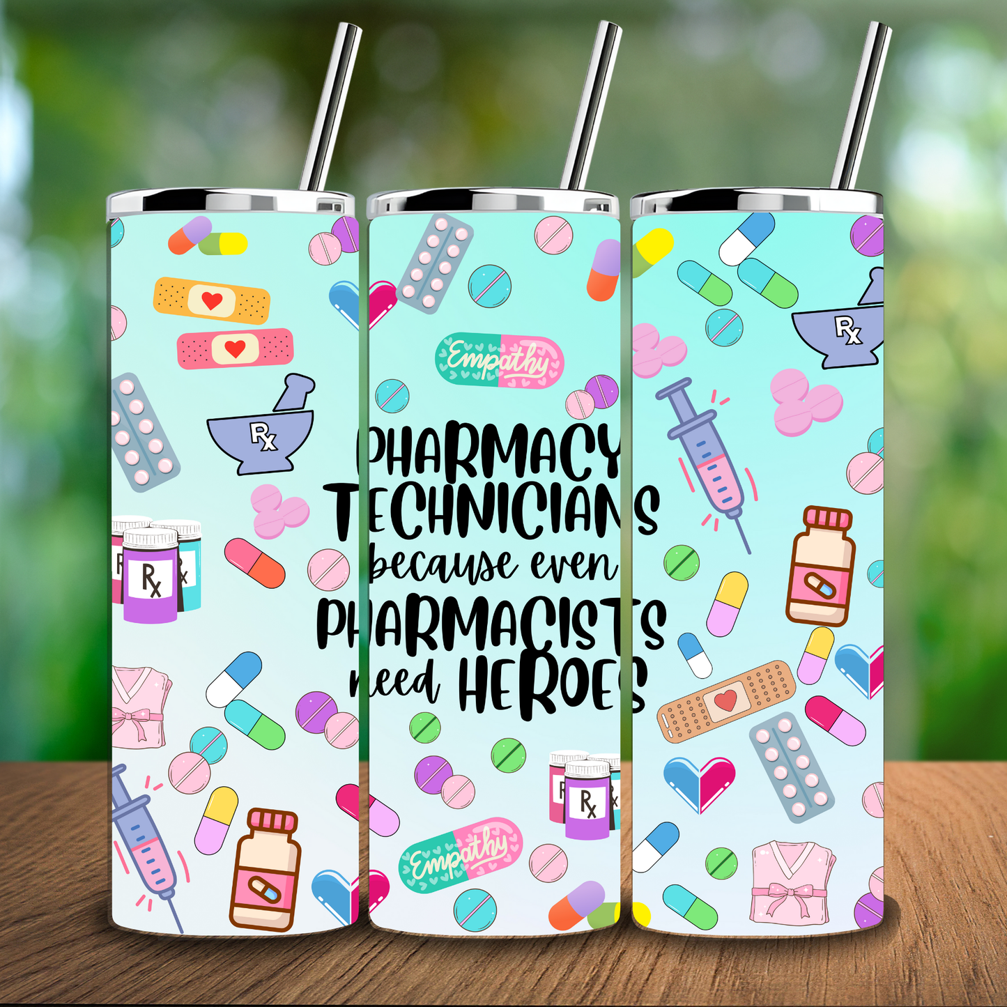 RTS Pharmacy Tech 20oz Stainless Steel Tumbler