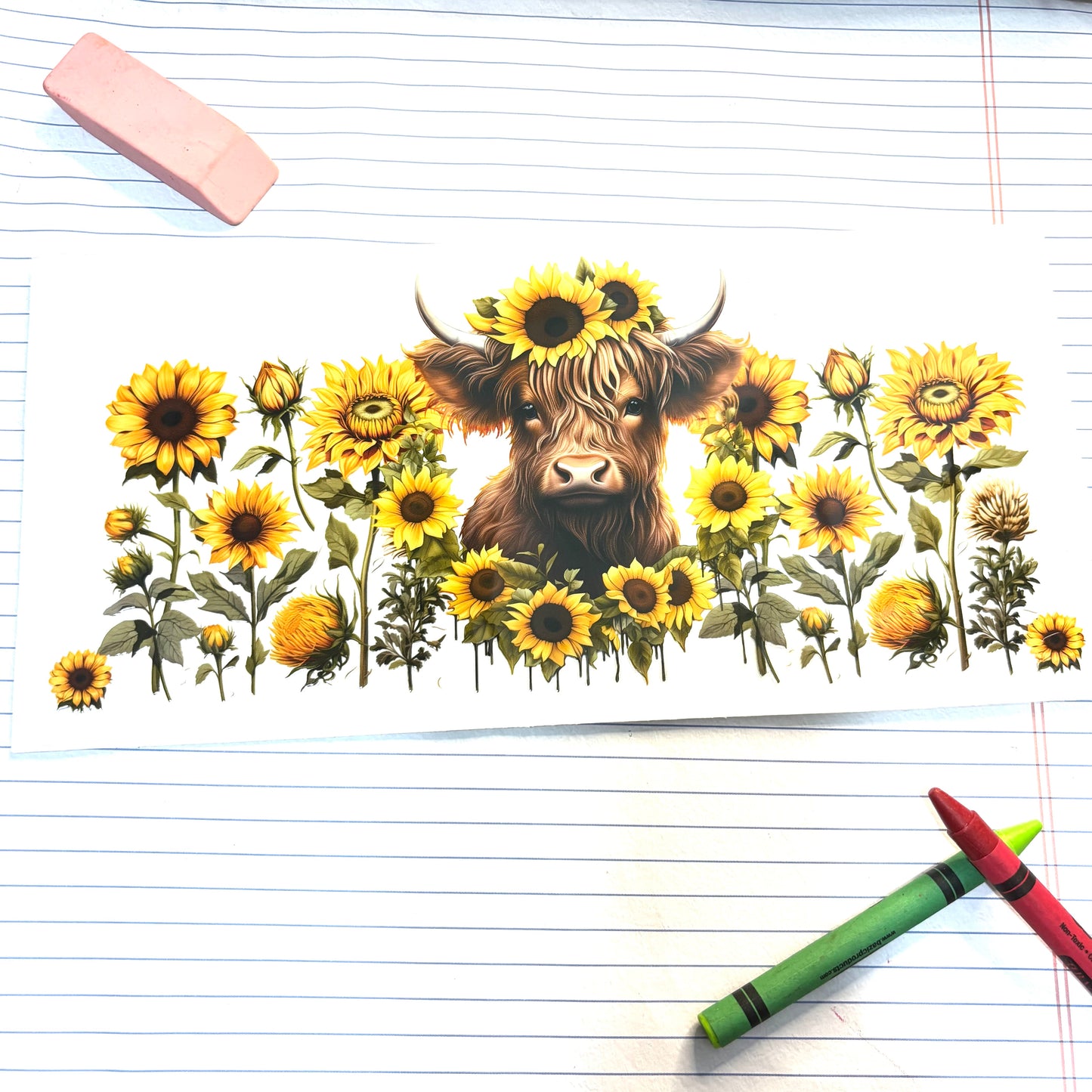 540 Highland Cow 16oz Wrap