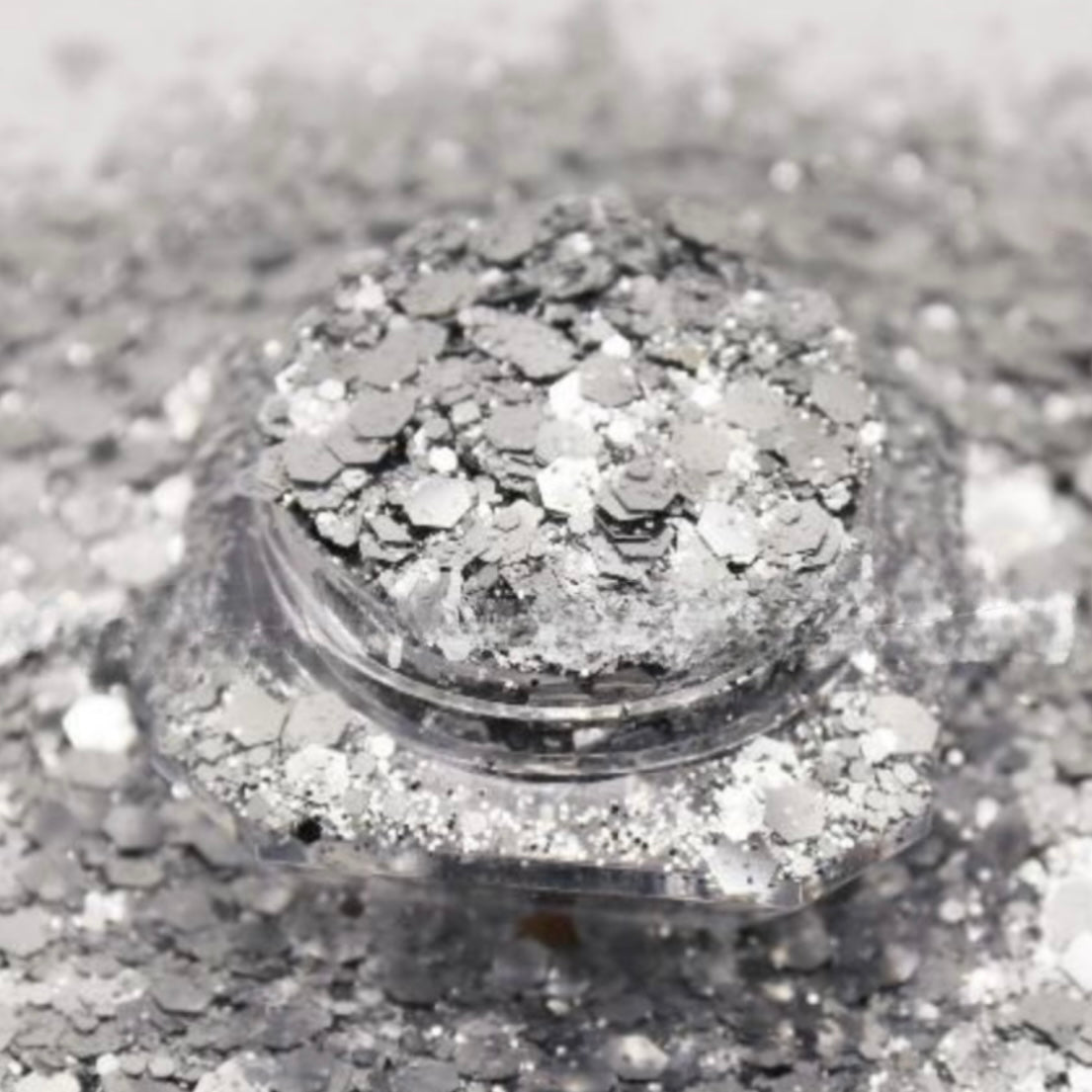 Silver Fox Chunky Mix Metallic Glitter