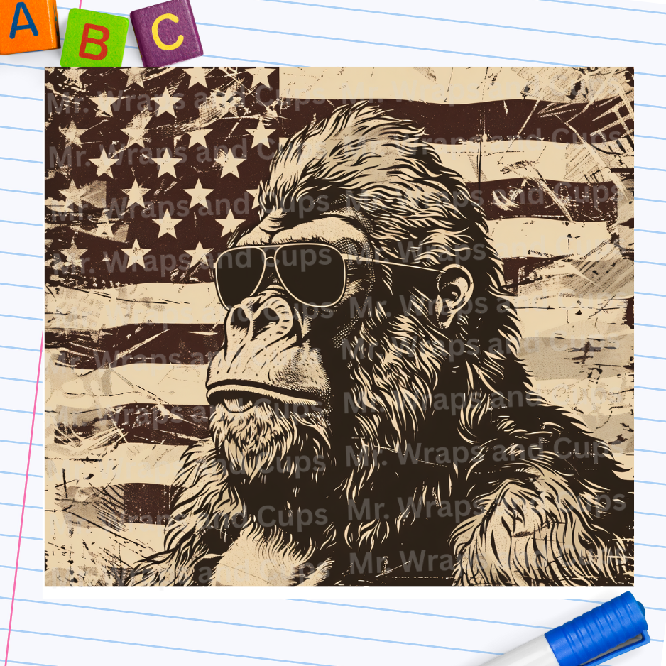 P 041 American Gorilla 20oz Wrap