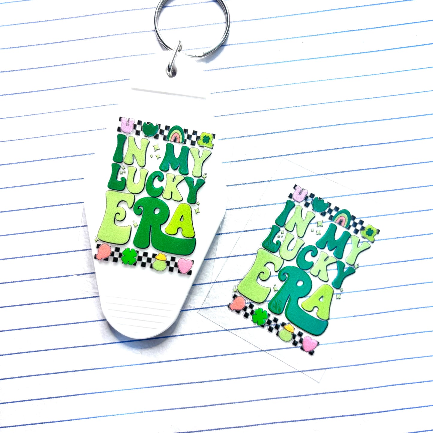 035 In My Lucky Era Motel Keychain Decal