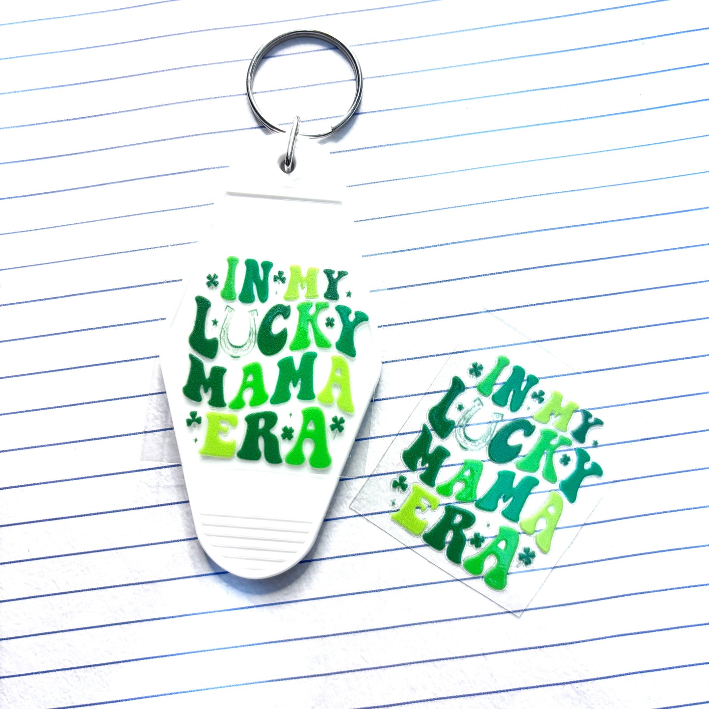 037 Lucky Mama Era Motel Keychain Decal