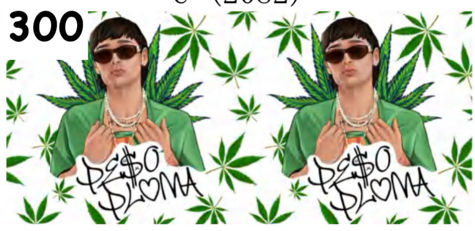 300 Peso Pluma Cannabis UV DTF Wrap