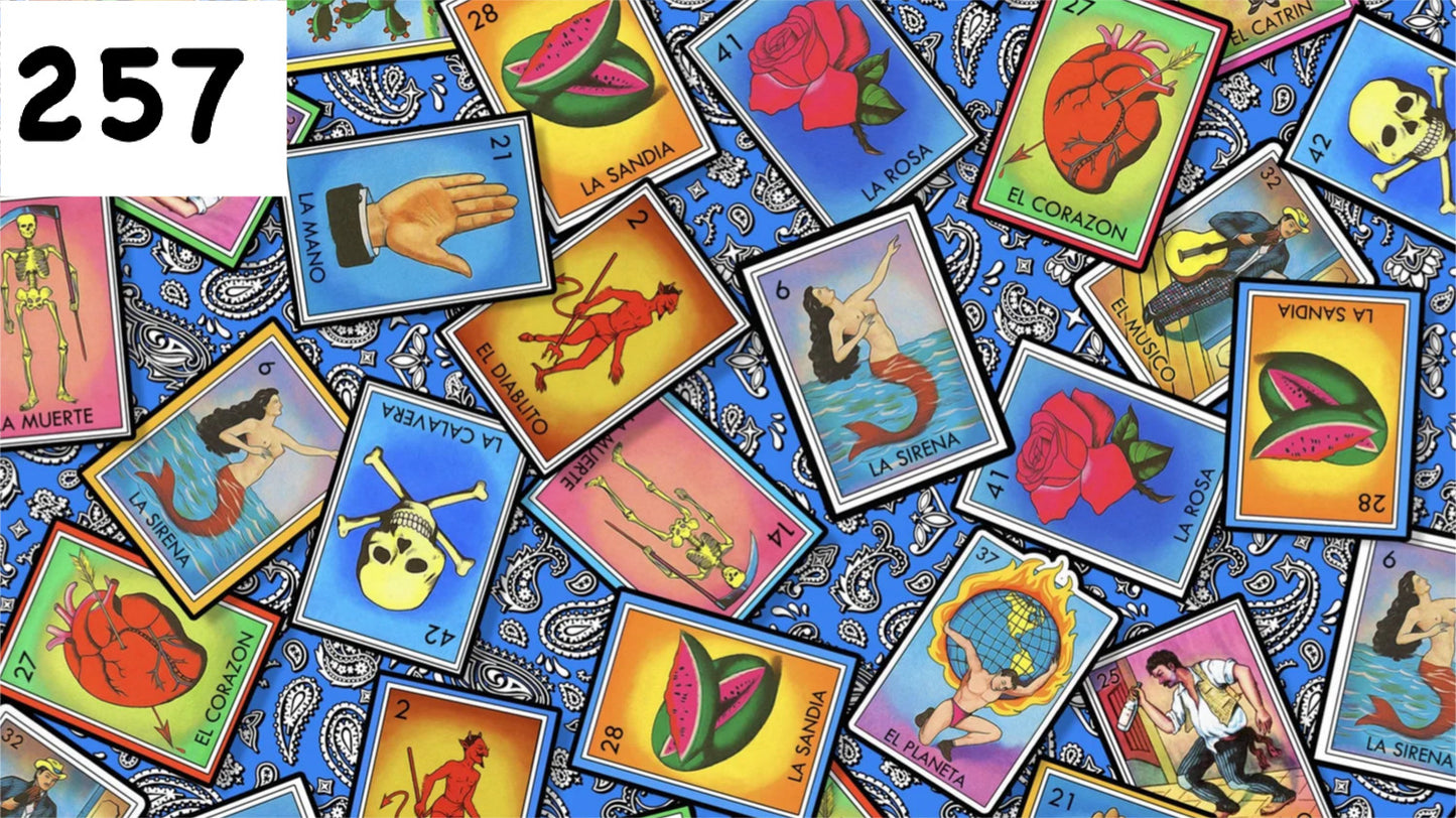 257 Loteria UV DTF Wrap