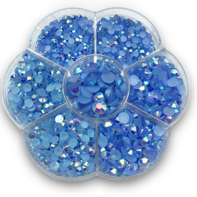 Light Sapphire Rhinestones Set