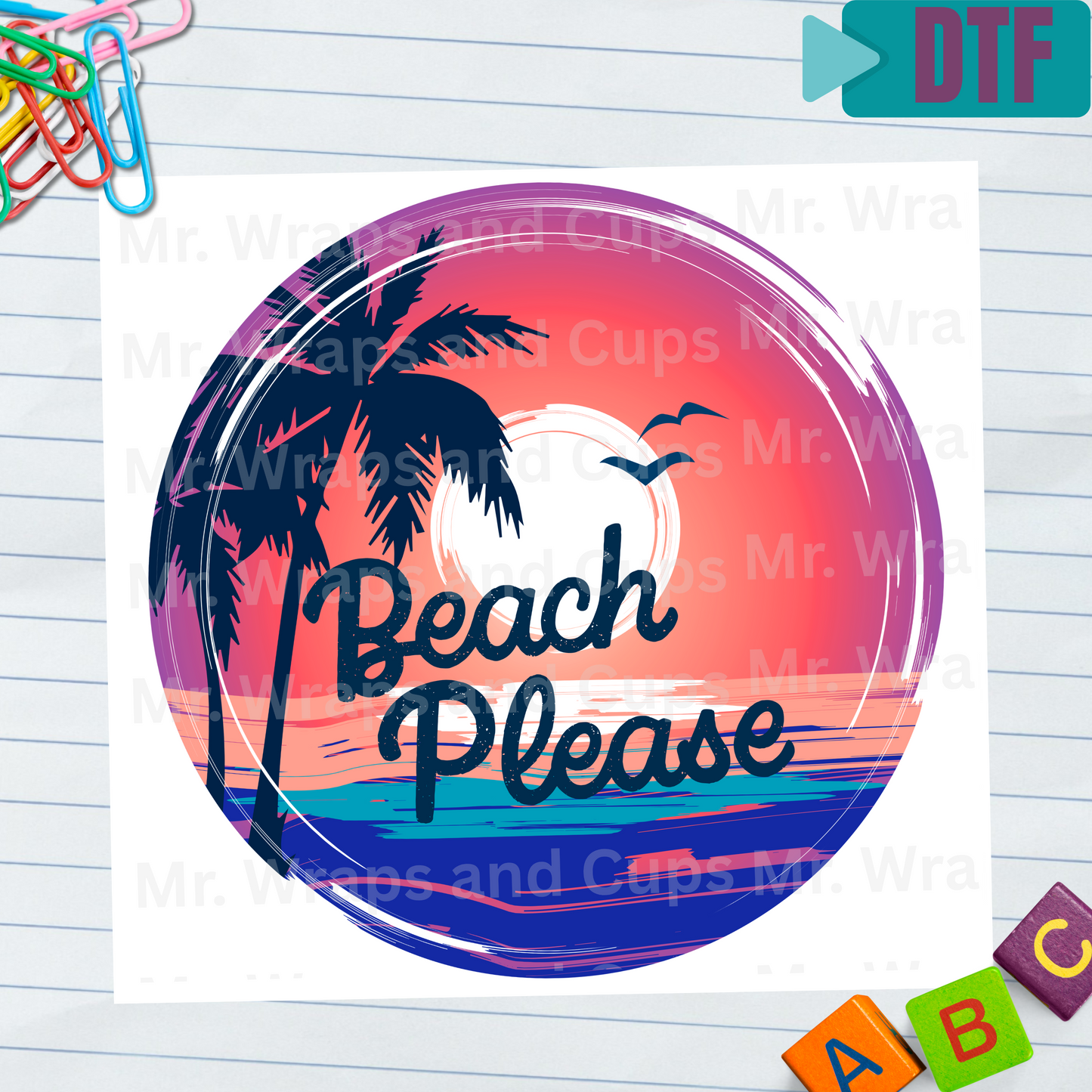 P 040 DTF Beach Please
