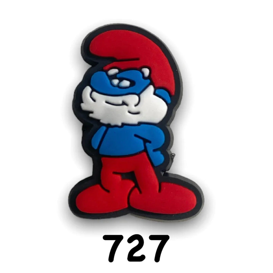 Blue People Silicone Charm