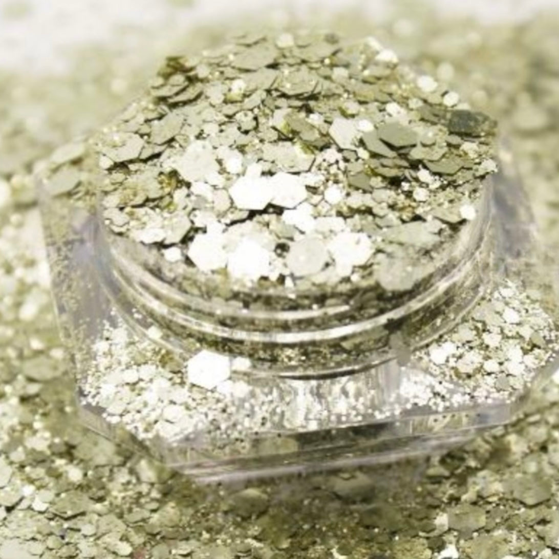 Champagne Chunky Mix Metallic Glitter