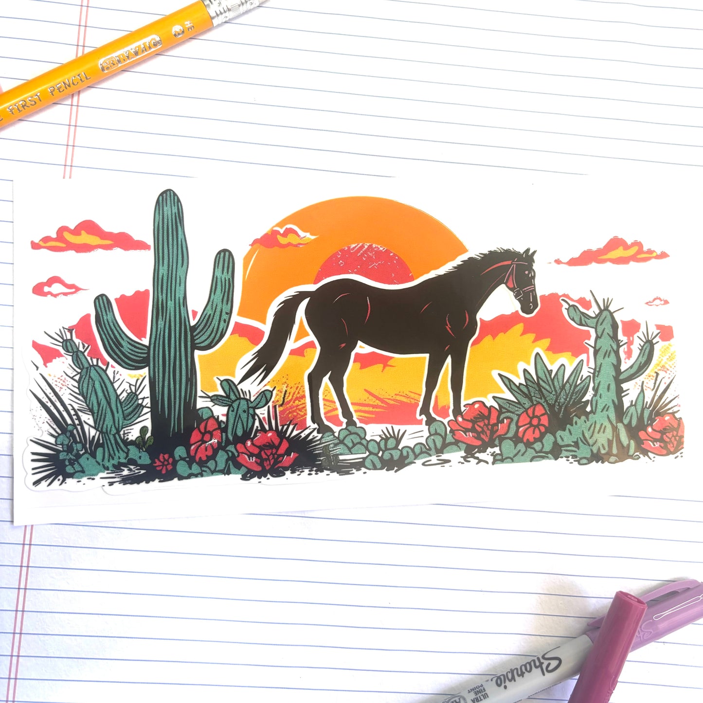 436 Western Horse Wrap