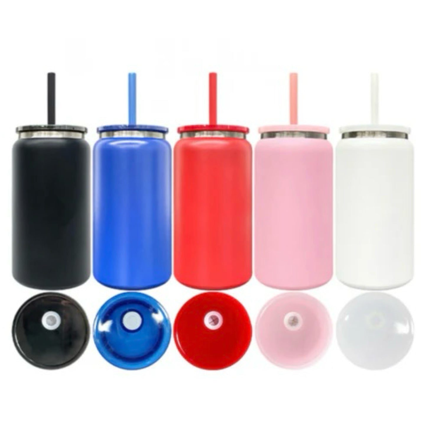 16oz Colored Stainless Steel Cup