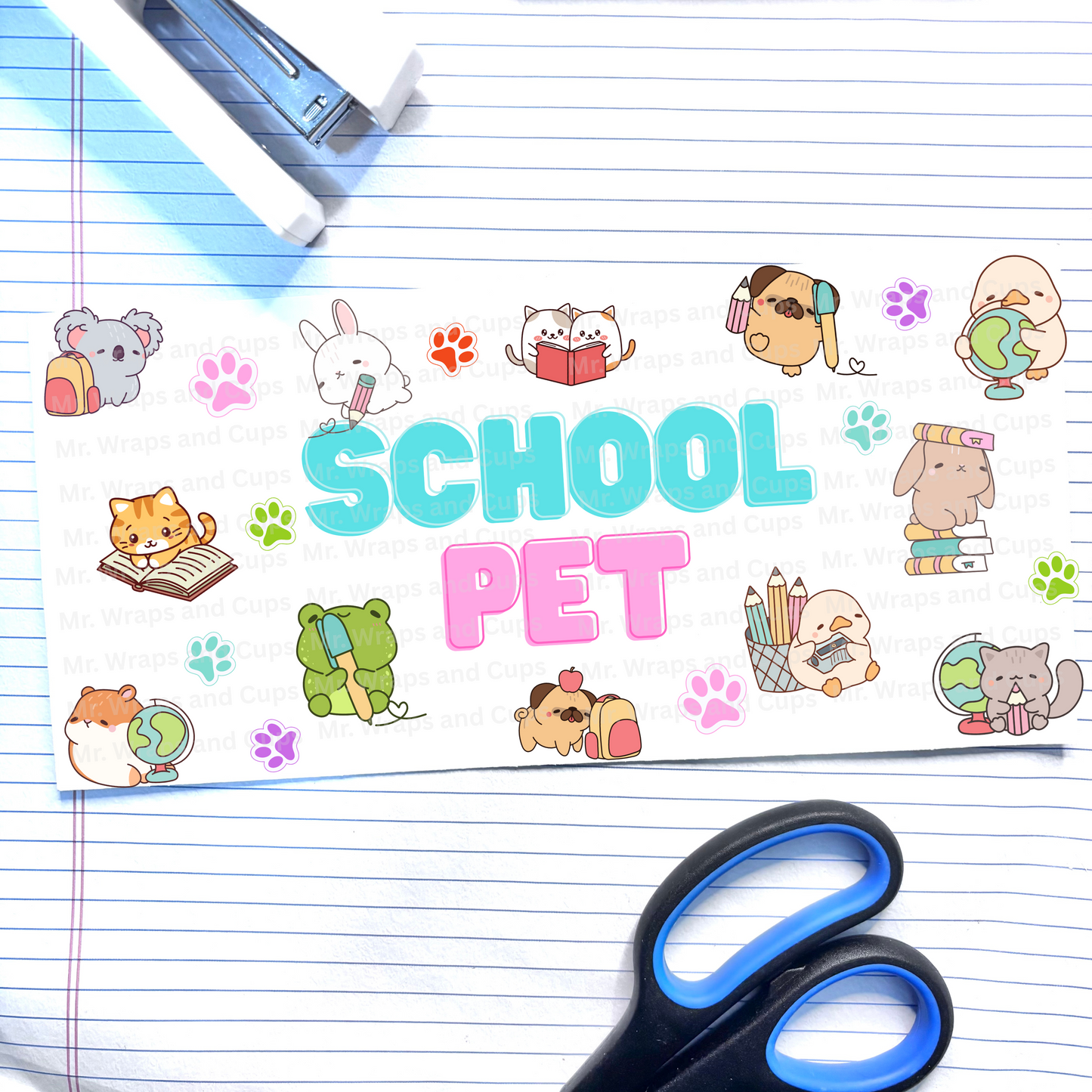 P 619 School Pets 16oz Wrap (Exclusive)