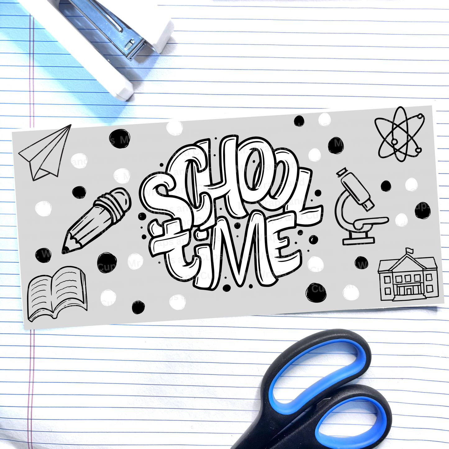 P 622 School Time 16oz Wrap (Exclusive)