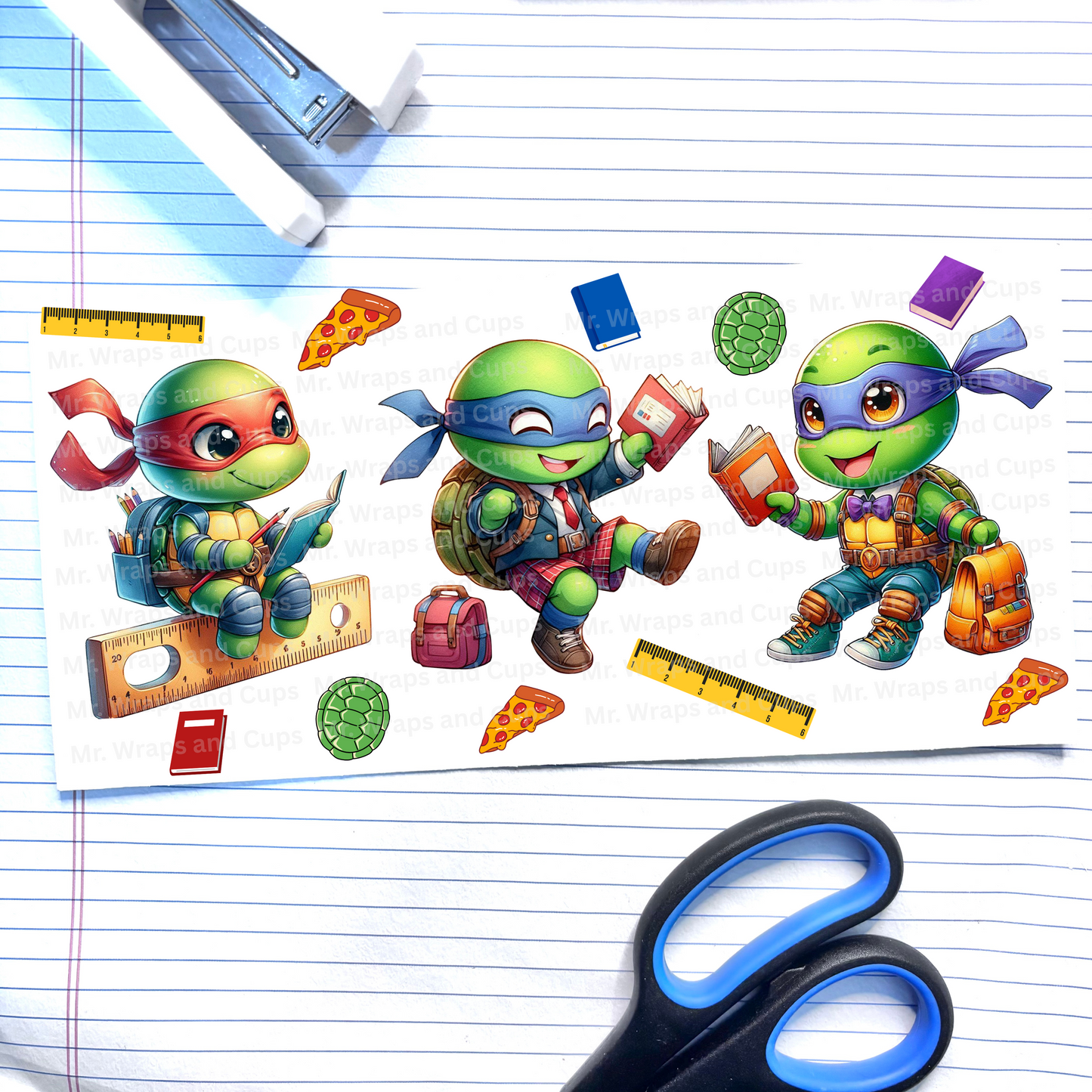 P 636 Ninja Turtle School 16oz Wrap (Exclusive)