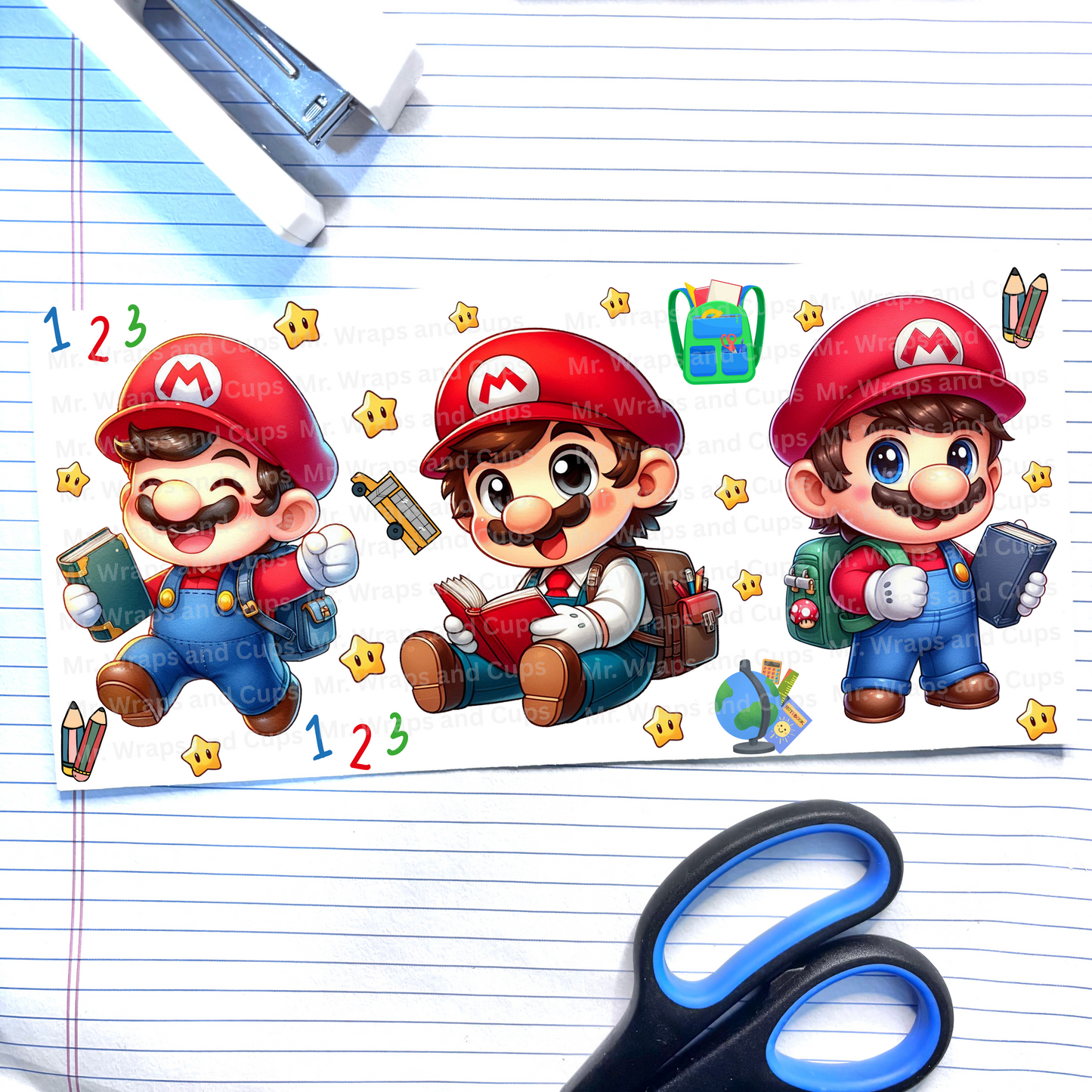 P 638 Mario School 16oz Wrap (Exclusive)
