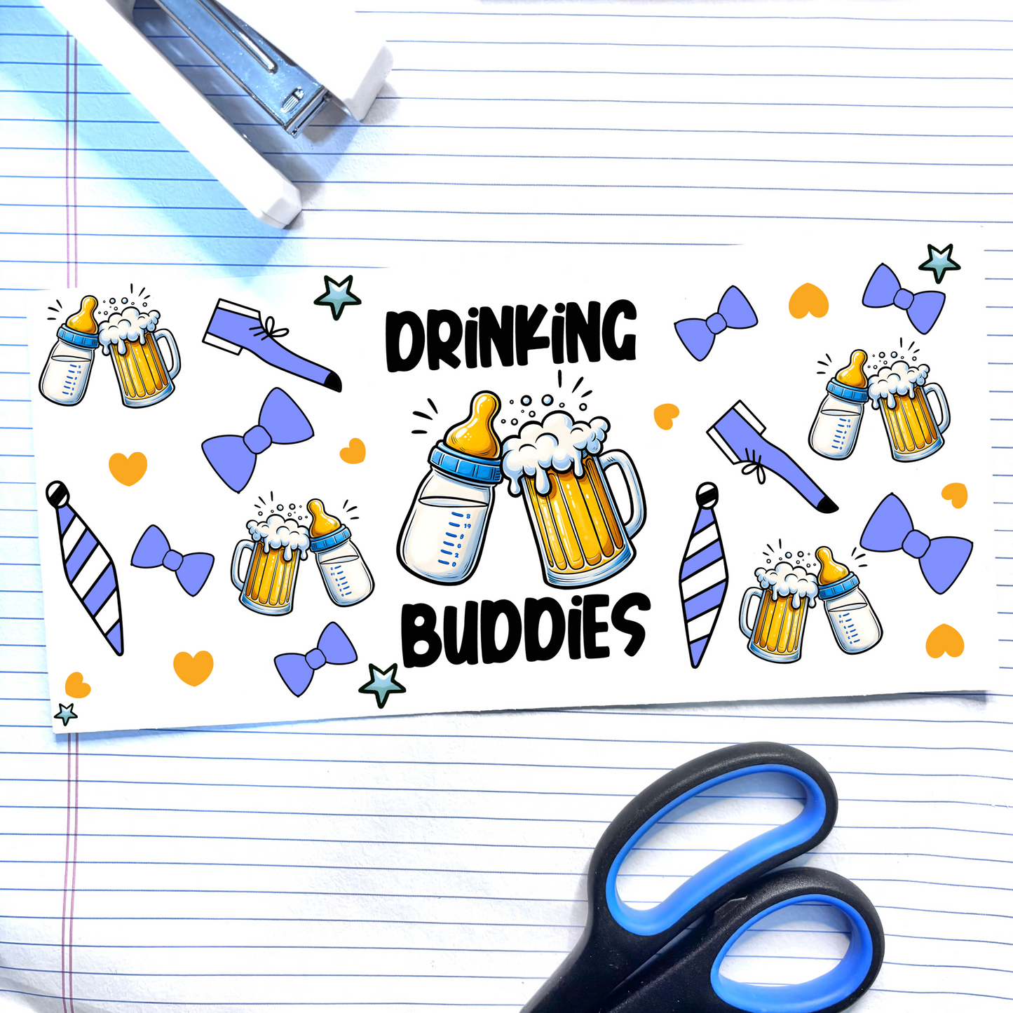 P-547 Drinking Buddies 16oz Wrap