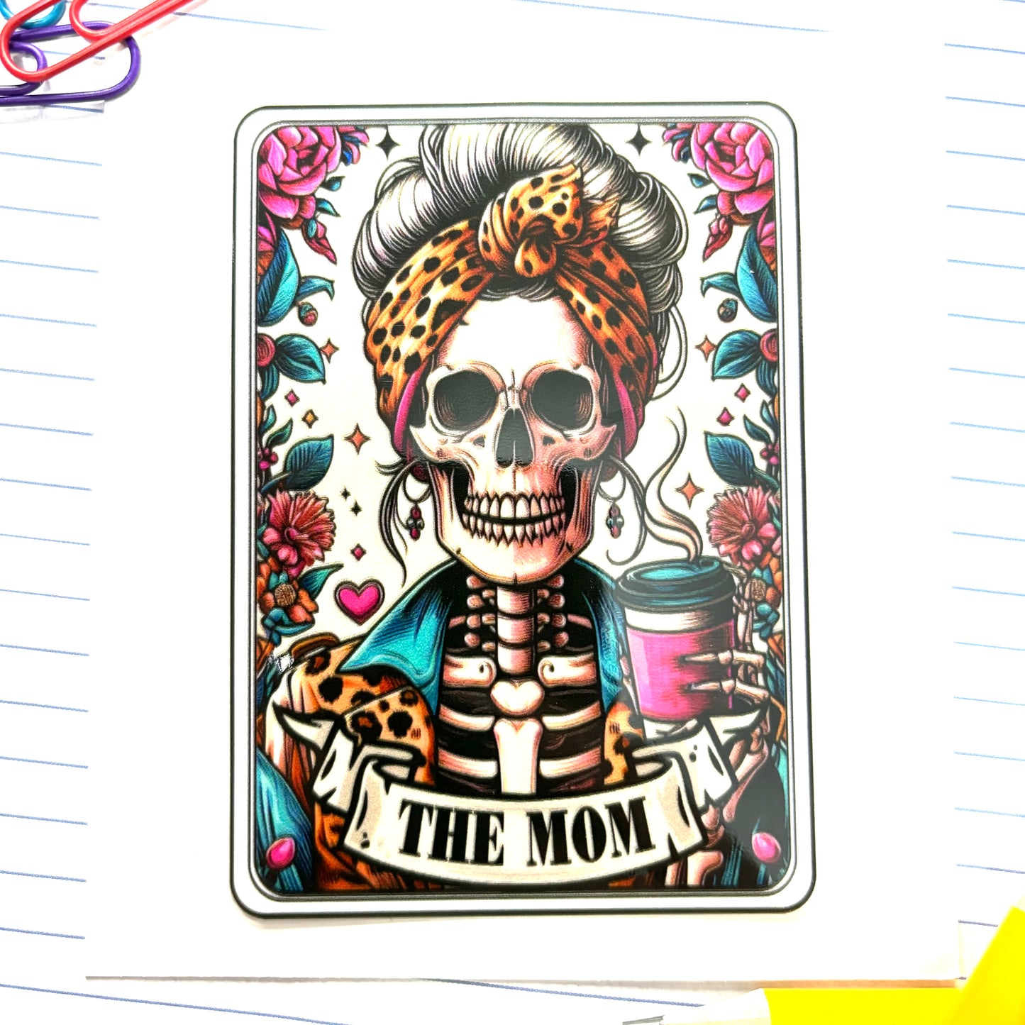 418-B The Mom Card Halloween Decal