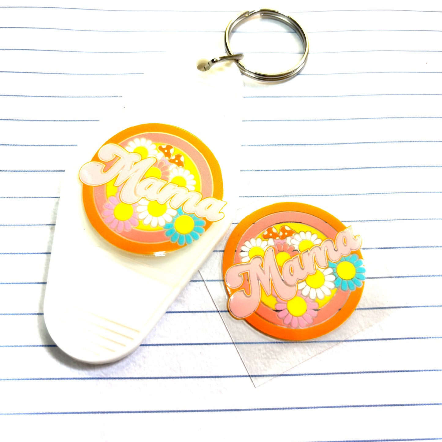 049 Mama BOHO Motel Keychain Decal