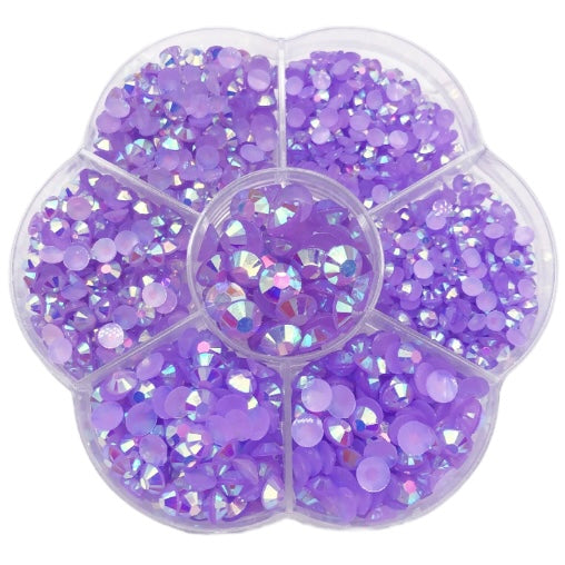Light Amethyst Rhinestones Set