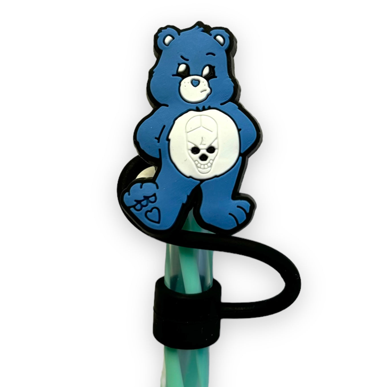 Straw Lid Blue Care Bear 109
