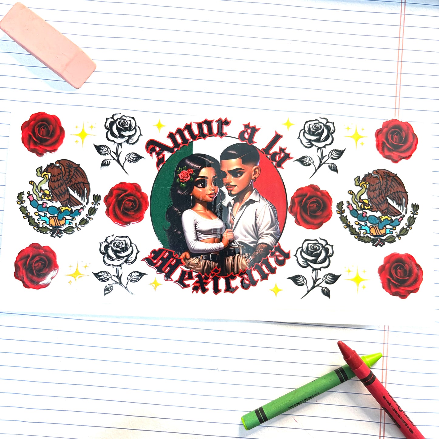 522 Amor a la Mexicana 16oz Wrap