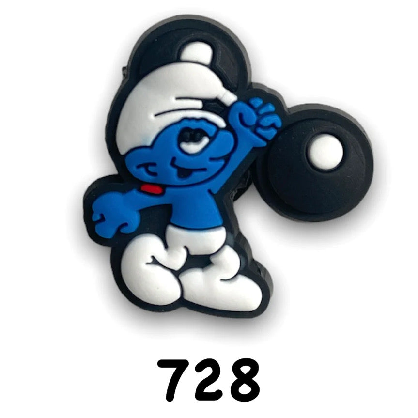 Blue People Silicone Charm
