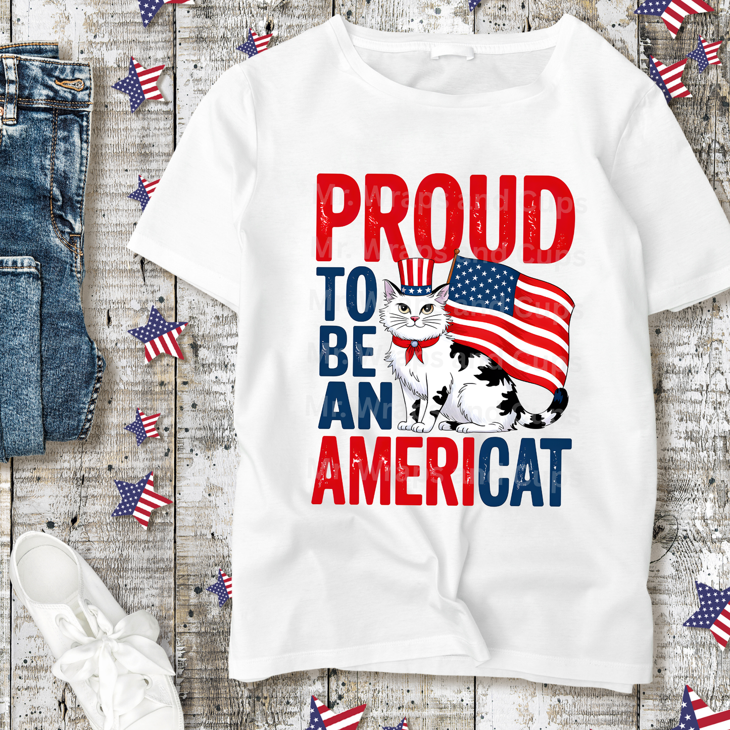 RTS Proud to be an Ameri Cat Shirt