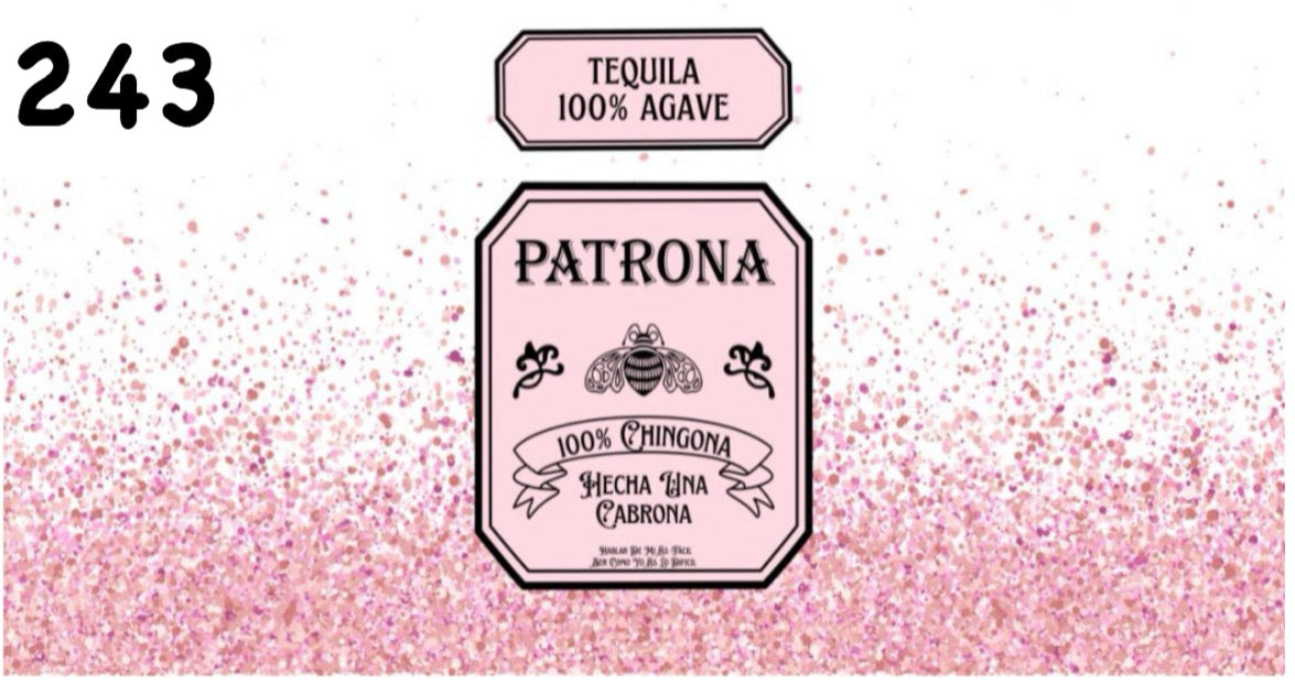 243 Patrona Pink UV DTF Wrap