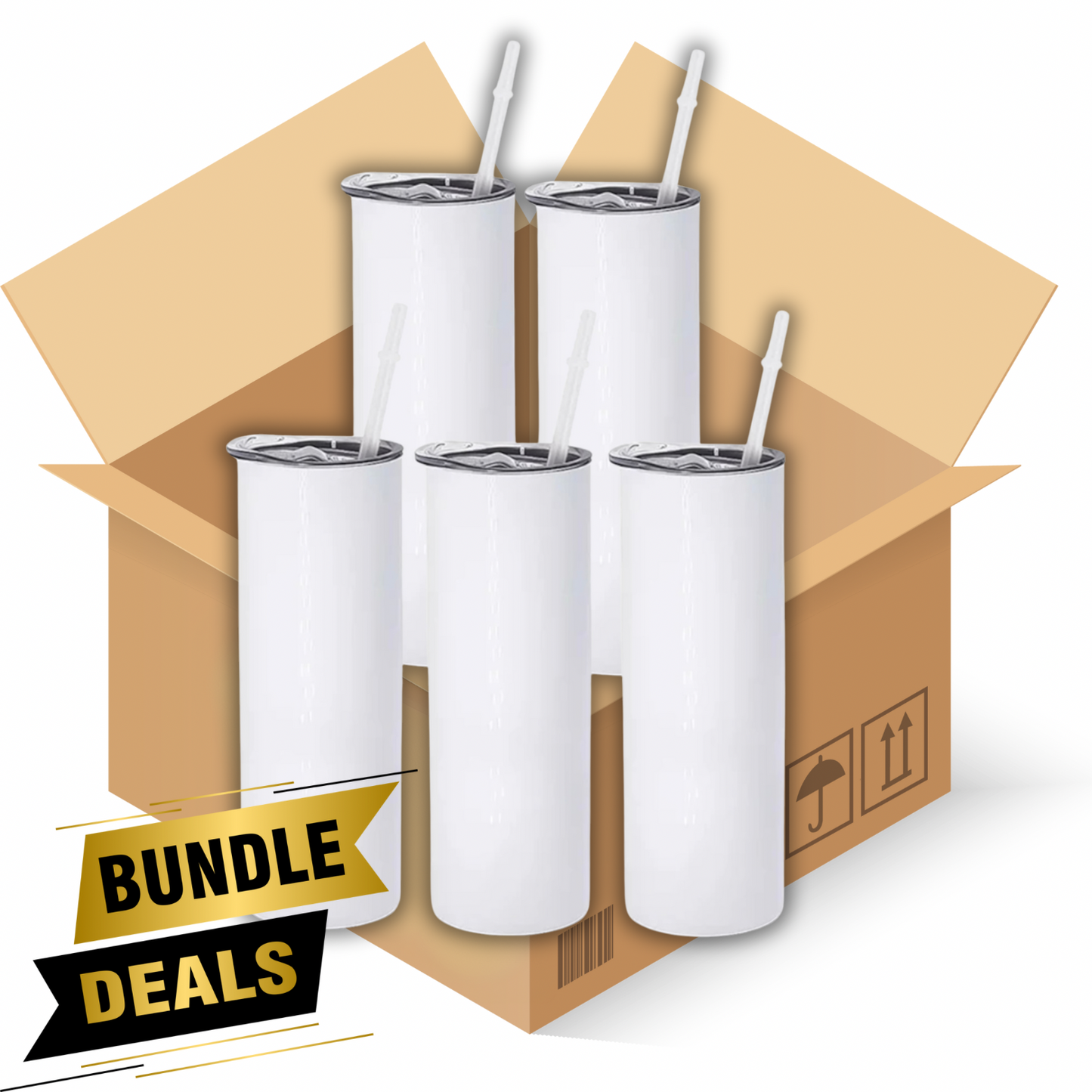 20oz Stainless Steel Tumbler Bundle