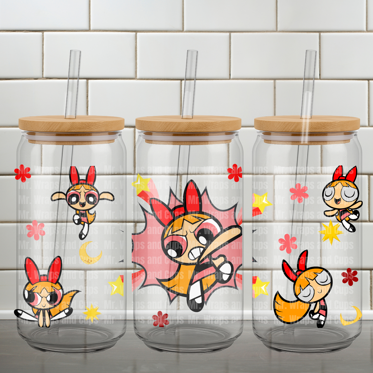 P 611 Blossom Powerpuff Girls 16oz Wrap (Exclusive)