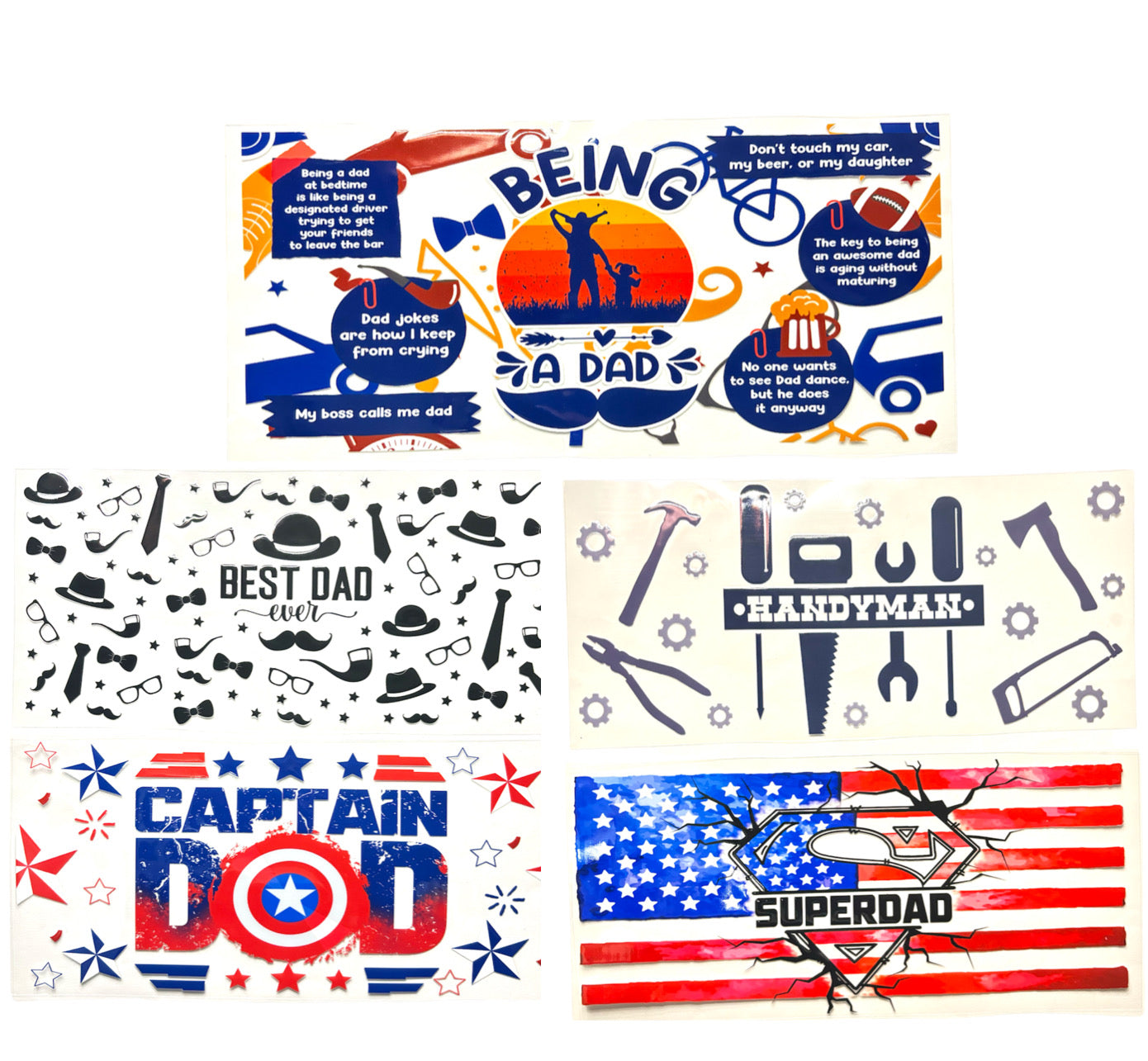 Father’s Day UV DTF Wrap Bundle