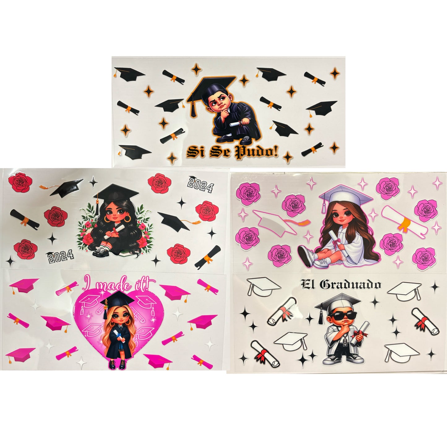 Graduation UV DTF Wrap Bundle