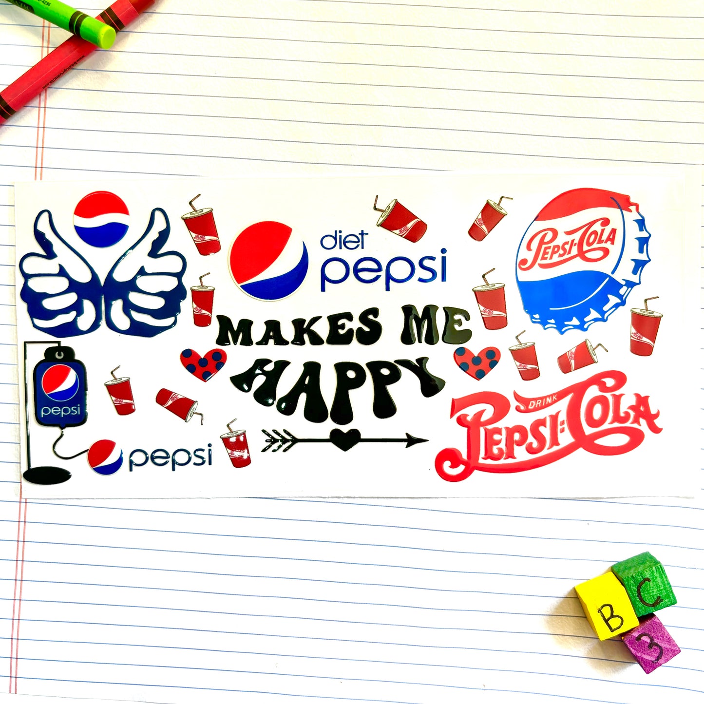 423 Pepsi Soda Wrap