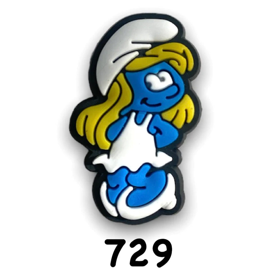 Blue People Silicone Charm