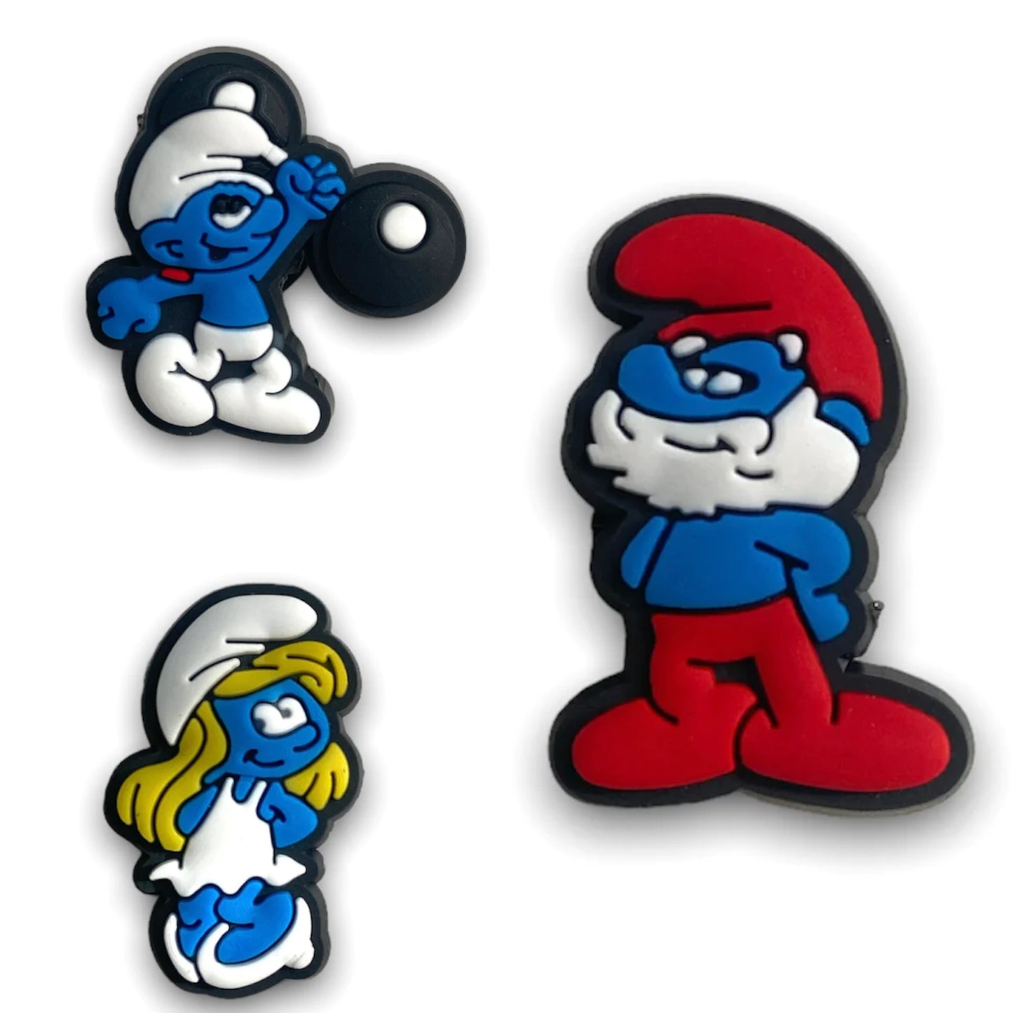 Blue People Silicone Charm