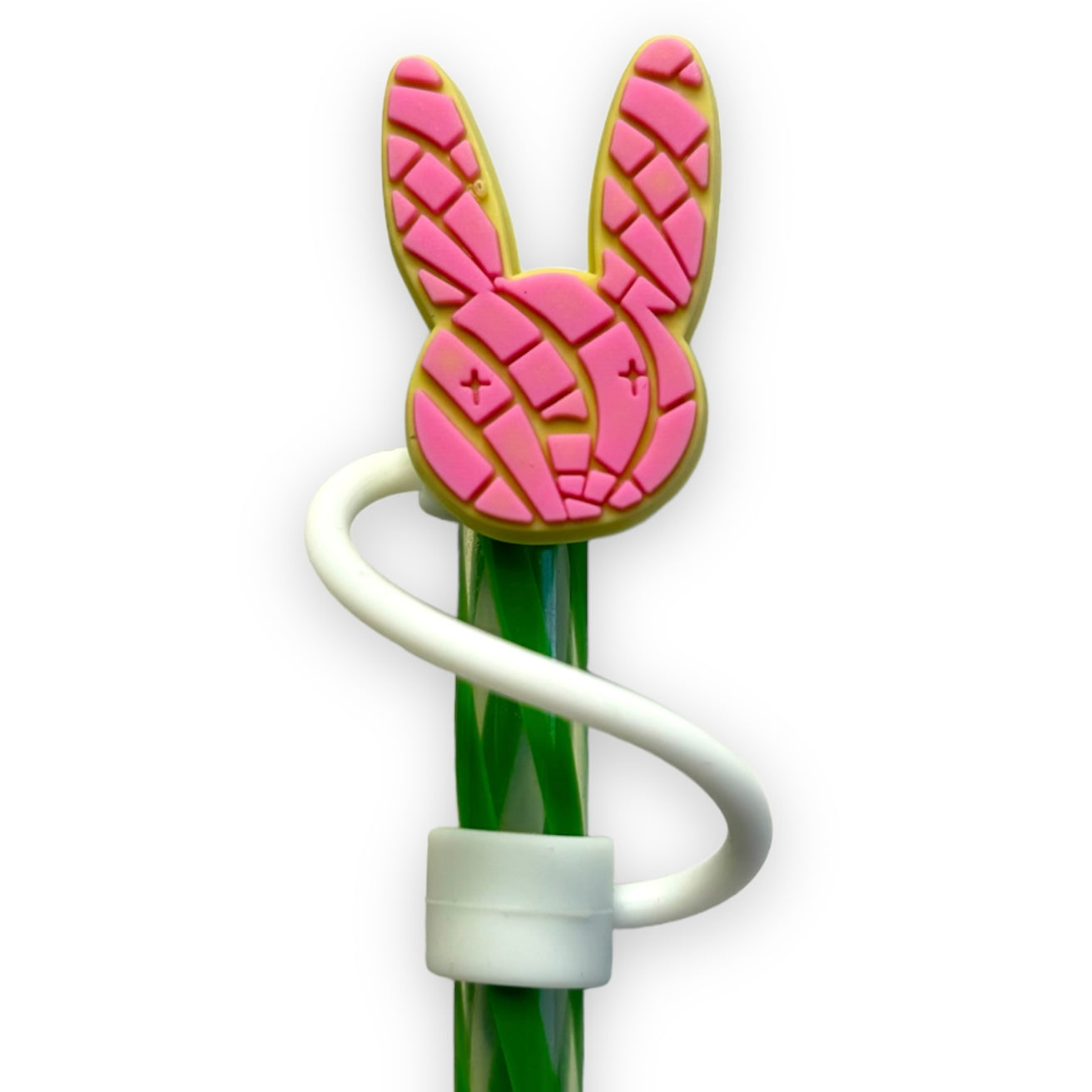 Straw Lid Pink Bunny Concha 110