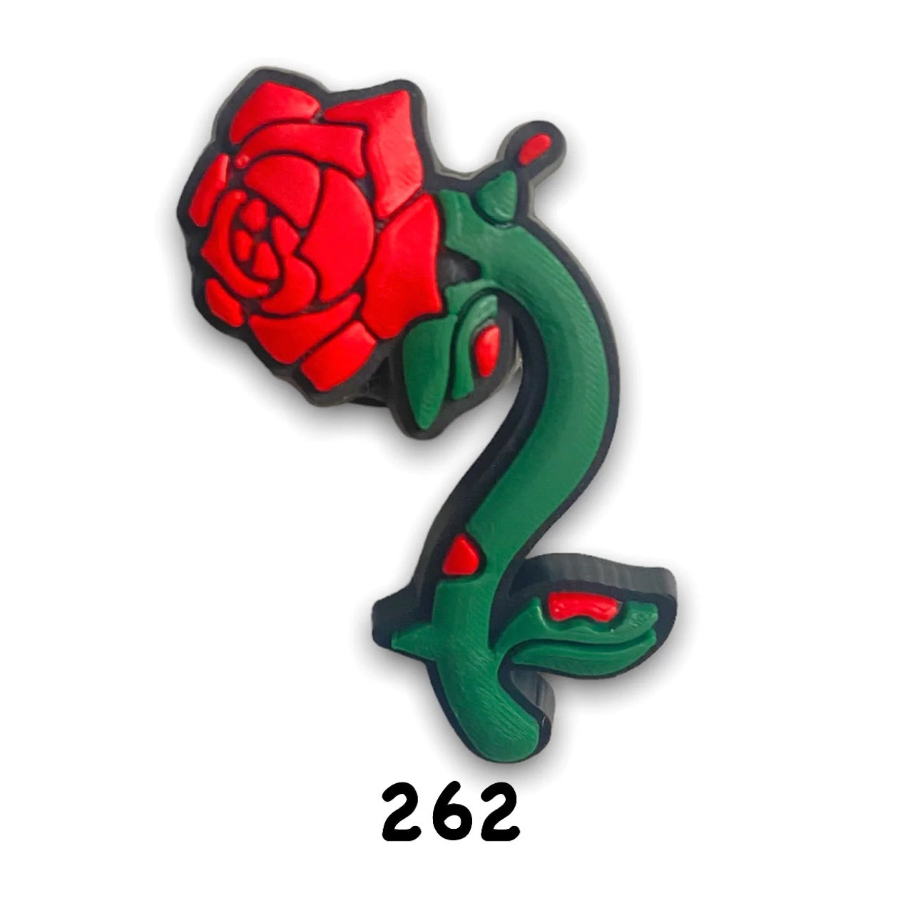 Flower Rose Sunflower Rubber Charm