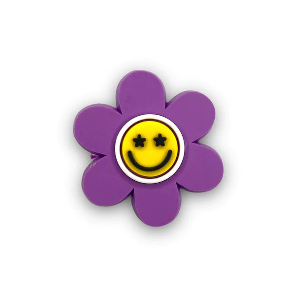 Happy Flower Silicon Charm