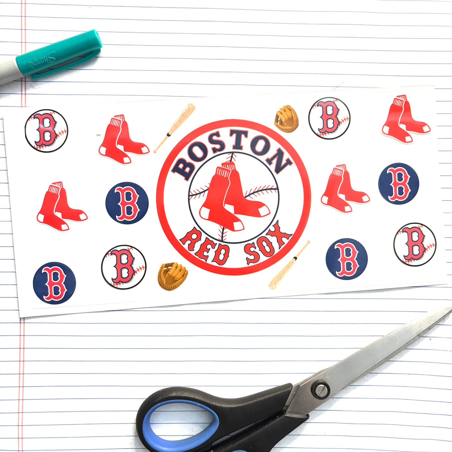 P-321 Boston Red Sox Baseball 16oz Wrap
