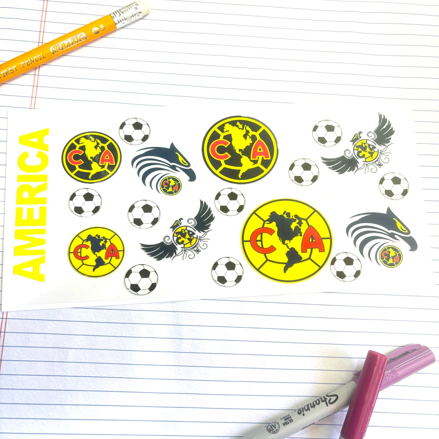 441 Club America Soccer Wrap