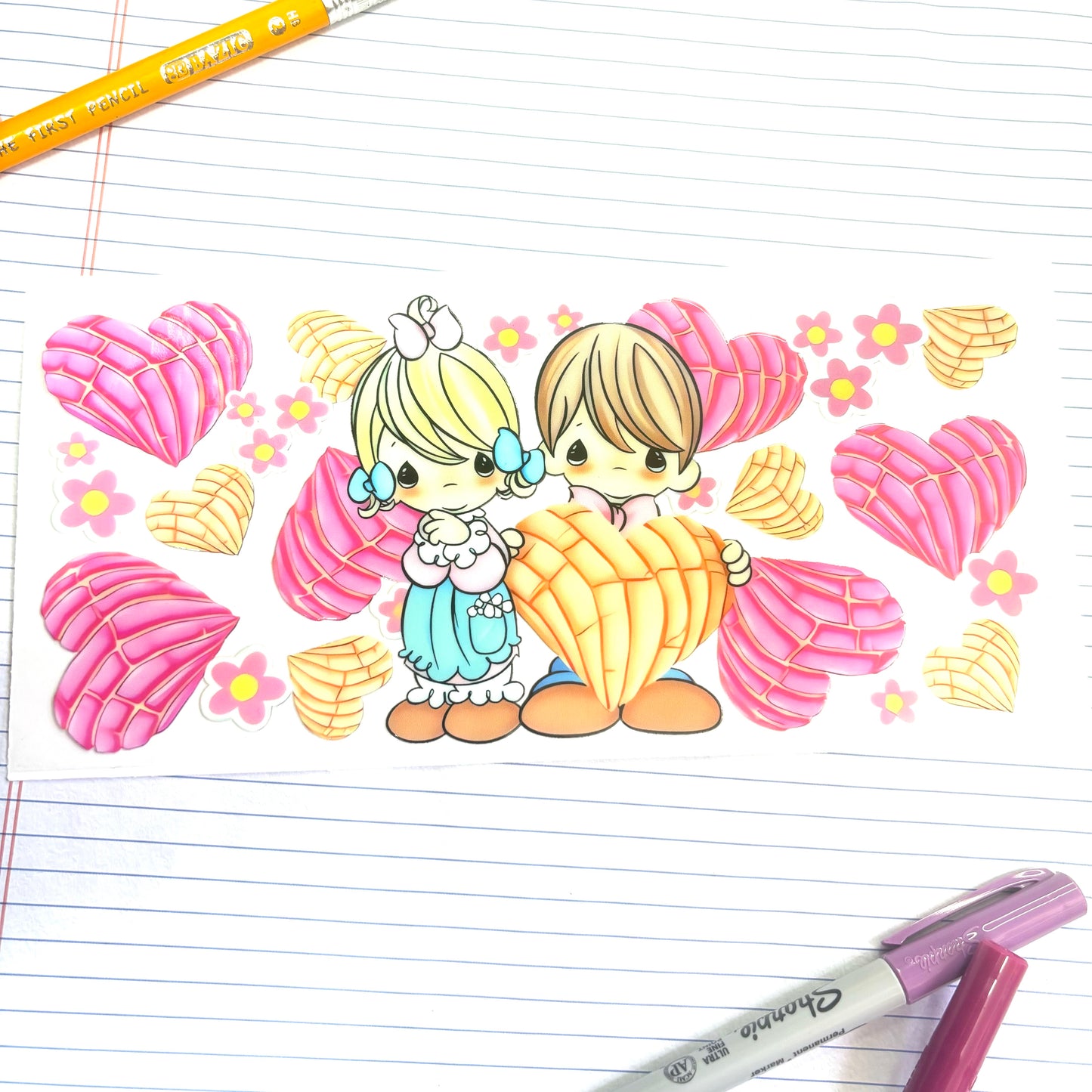 454 Precious Moments Conchas Wrap