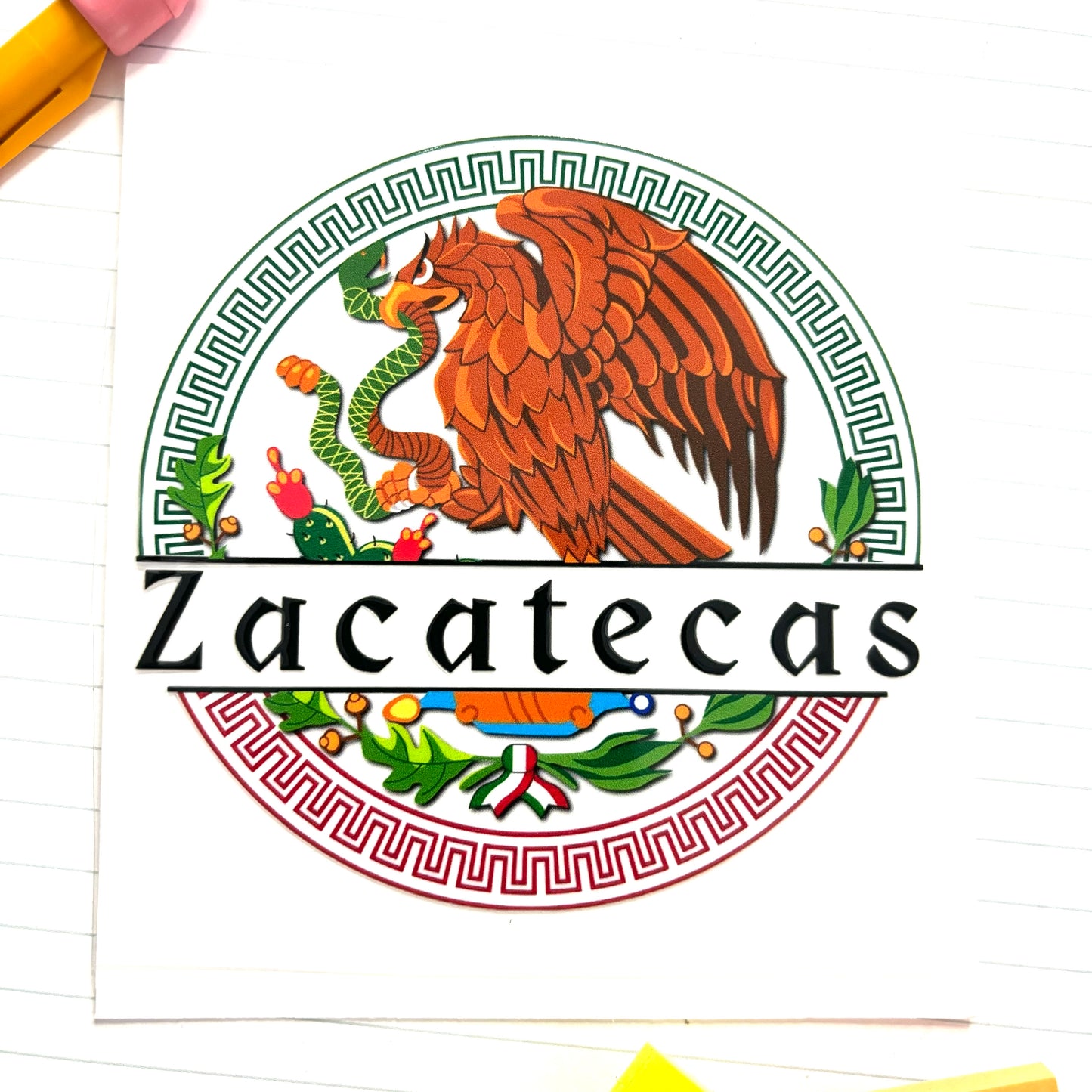 459 - A Zacatecas Decal