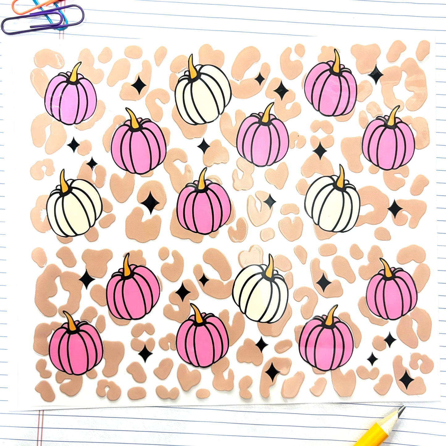 T - Pink Pumpkins Halloween 20oz Wrap