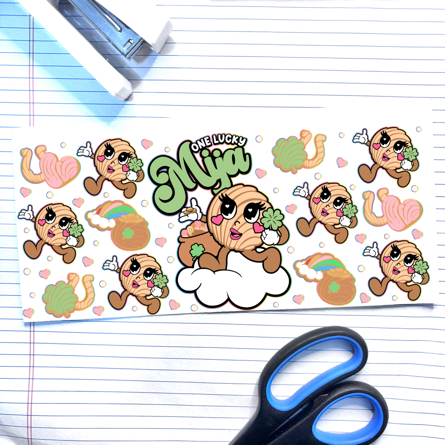 493 One Lucky Mija St. Patricks 16oz Wrap