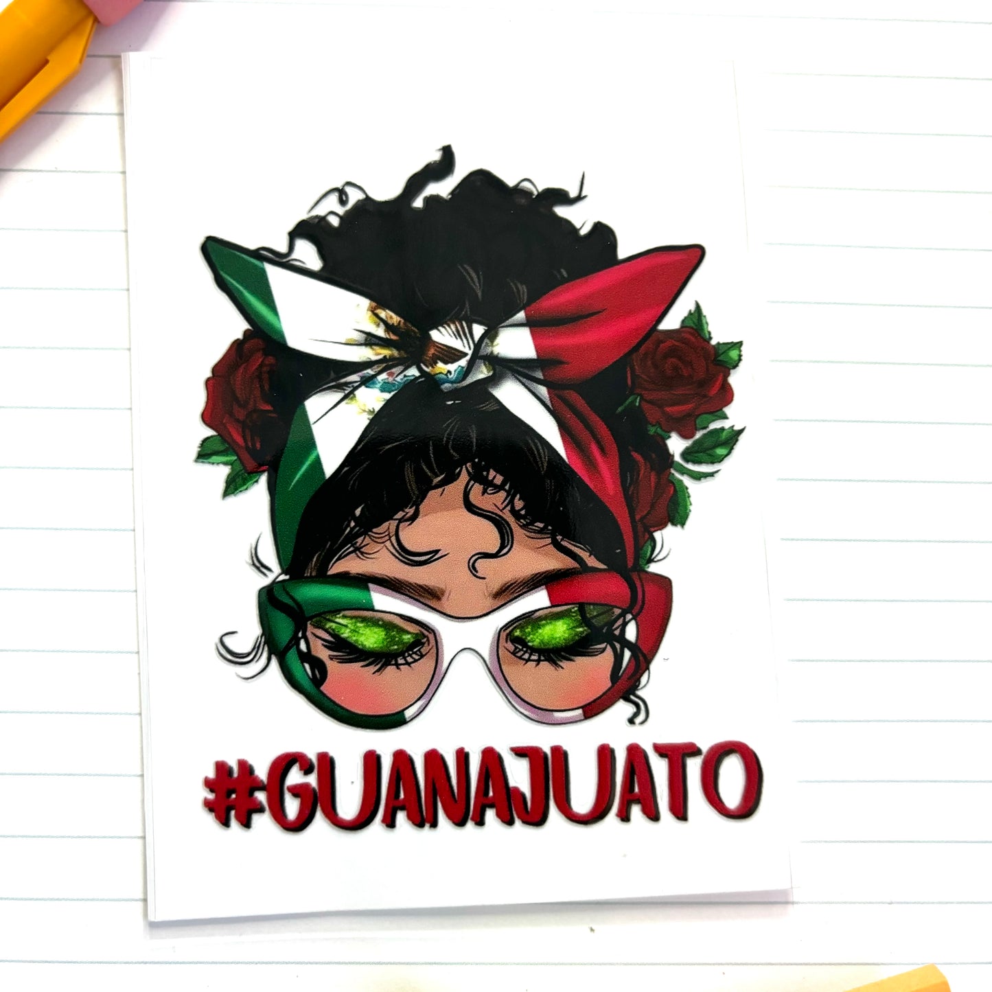 457- C Girl Guanajuato Decal