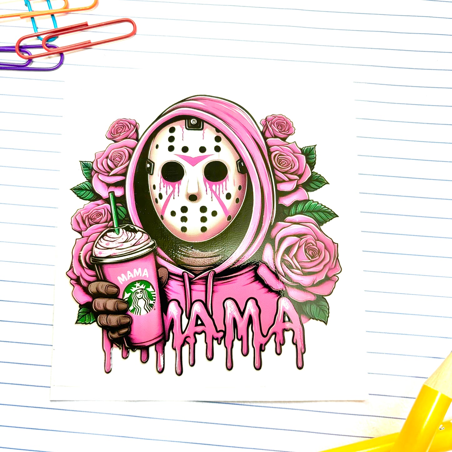 415-A Mama Micheal Halloween Decal