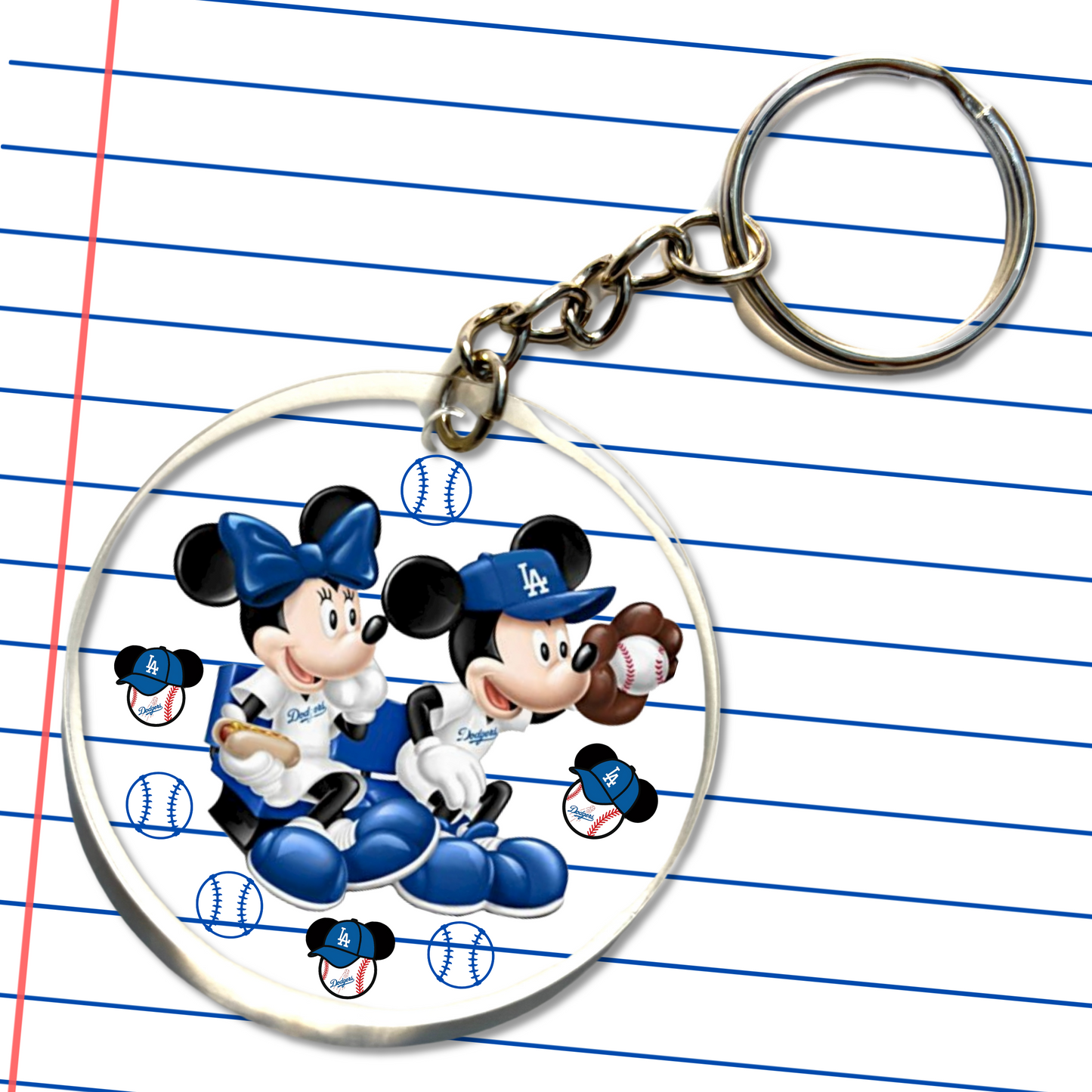 010 Mouse Baseball 2inch Decal