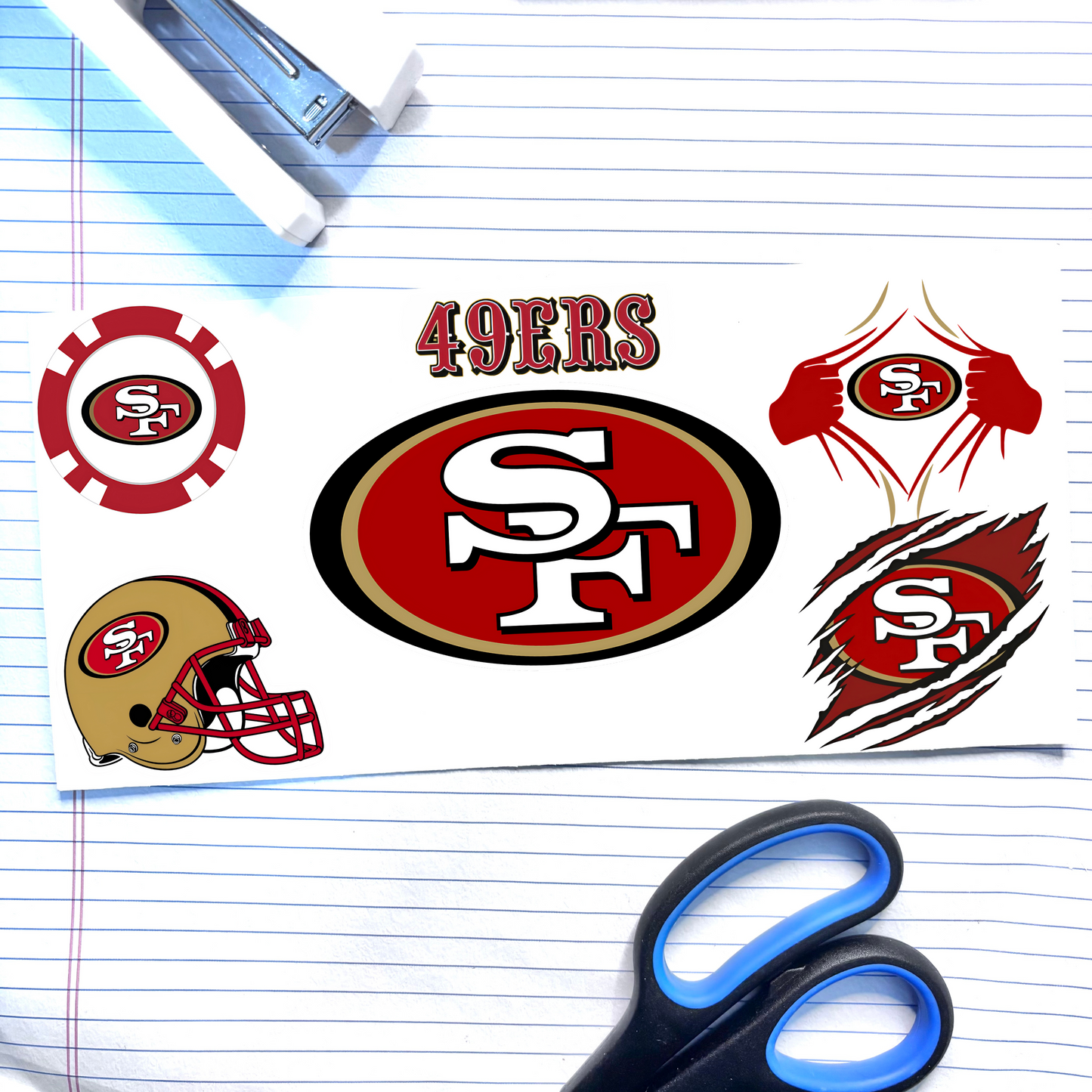 P-092 49ers Football 16oz Wrap