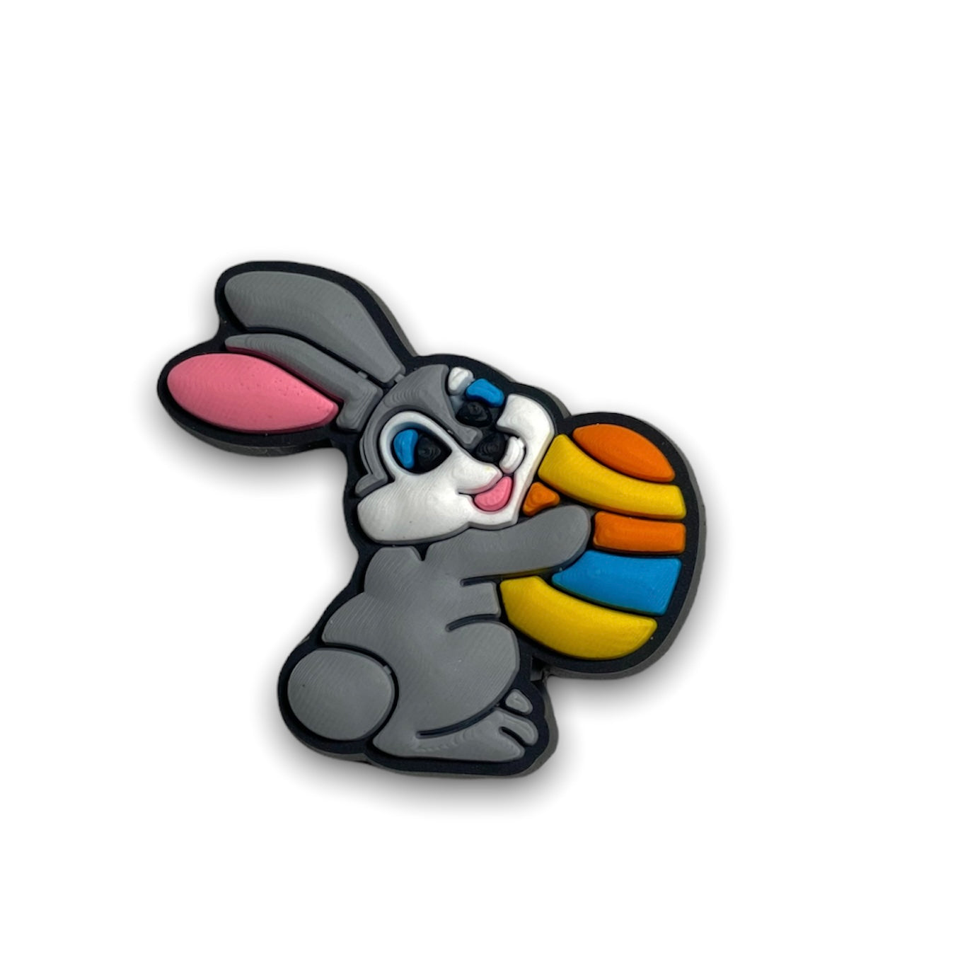 039 Easter Bunny Silicone Charm